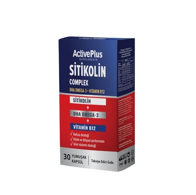 Active Plus Citicoline Complex 30 Softgel