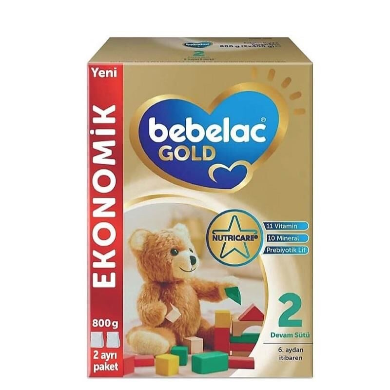 Bebelac Gold 2 Bebek Devam Sütü 800gr
