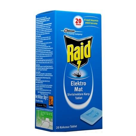Raid ElektroMat  20 Kokusuz Tablet