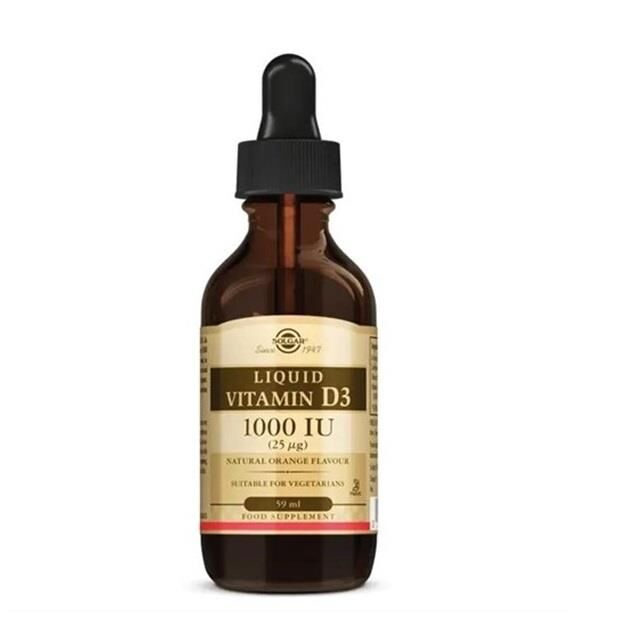 Solgar Liquid Vitamin D3 1000IU 59 ml Damla