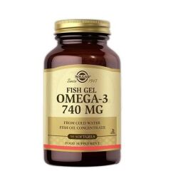 Solgar Fish Gel Omega-3 740 mg 50 Softgel Kapsül