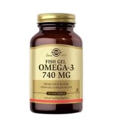 Solgar Fish Gel Omega-3 740 mg 50 Softgel Kapsül