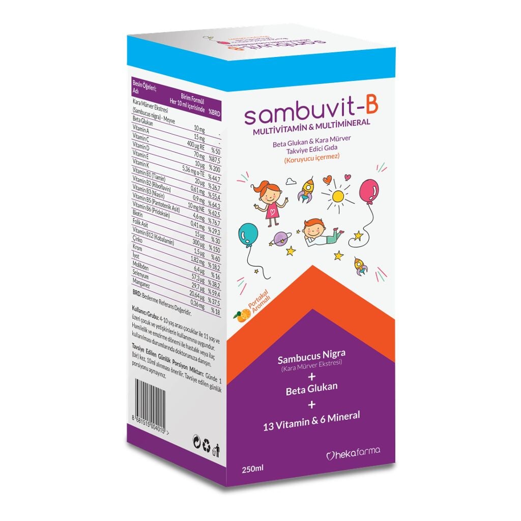 Sambuvit - B Multivitamin Şurup 250ml