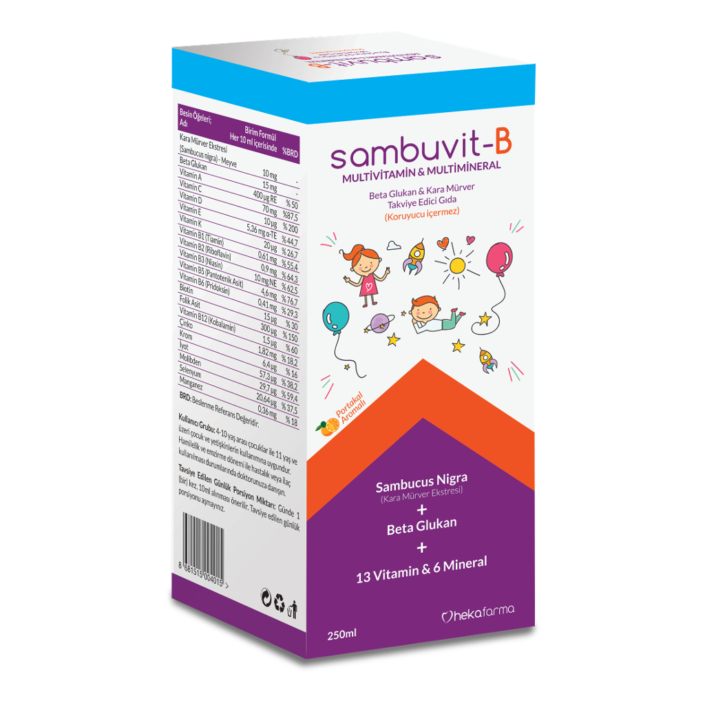 Sambuvit - B Multivitamin Şurup 250ml