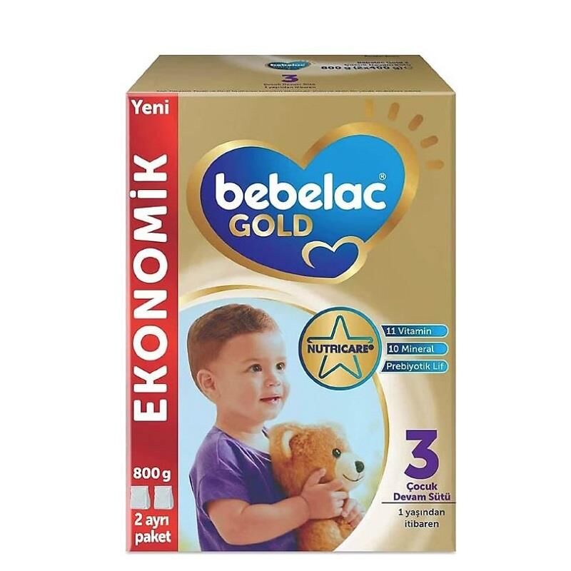 Bebelac Gold 3 Bebek Devam Sütü 800 gr