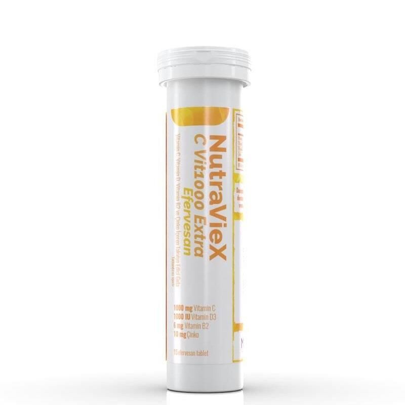Nutraviex C Vitamin 1000mg Extra 15 Efervesan Tablet