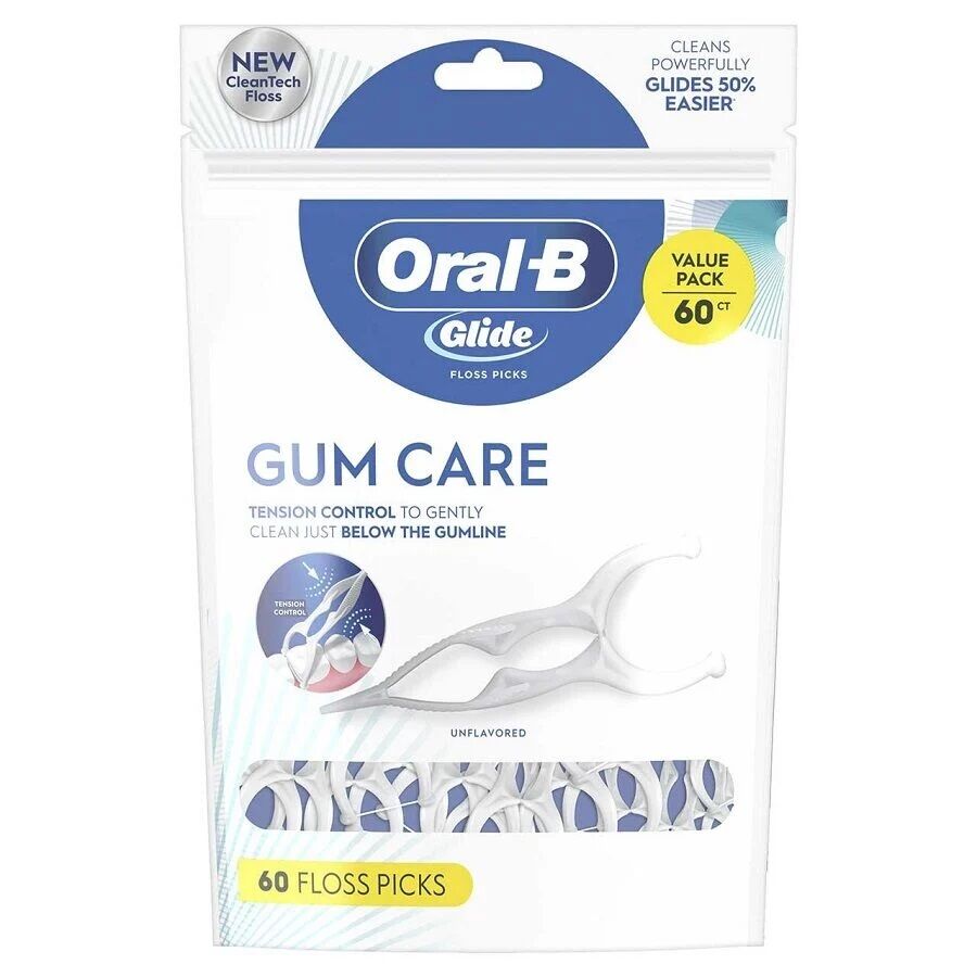 Oral-B Glide Gum Care Dental Floss Picks 60lı