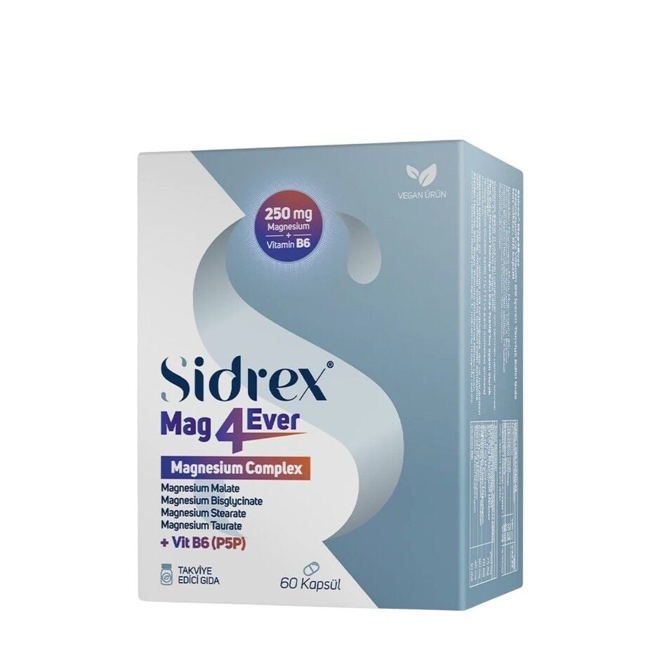 Sidrex MAG4EVER Magnesium Complex 60 Kapsül