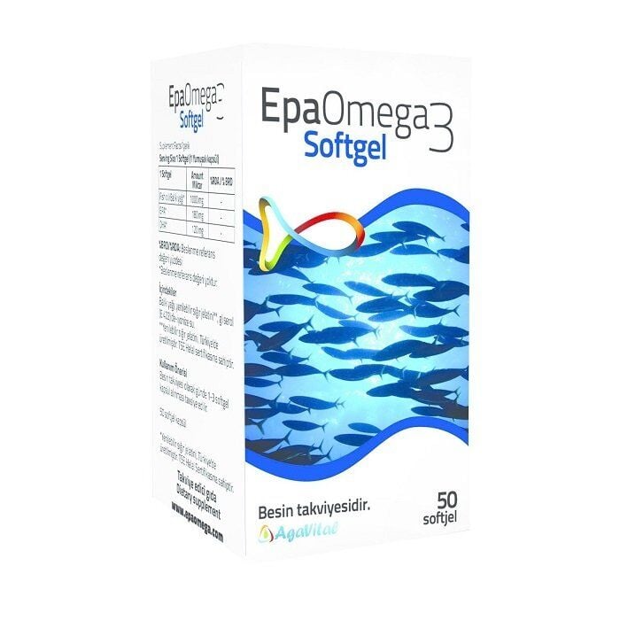 EpaOmega SoftGel 50 Kapsül 1000mg