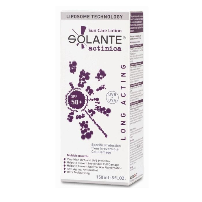 Solante Actinica Sun Care Lotion Long Acting SPF50 150ml
