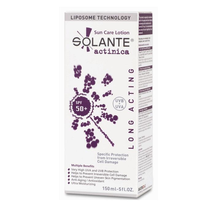 Solante Actinica Sun Care Lotion Long Acting SPF50 150ml