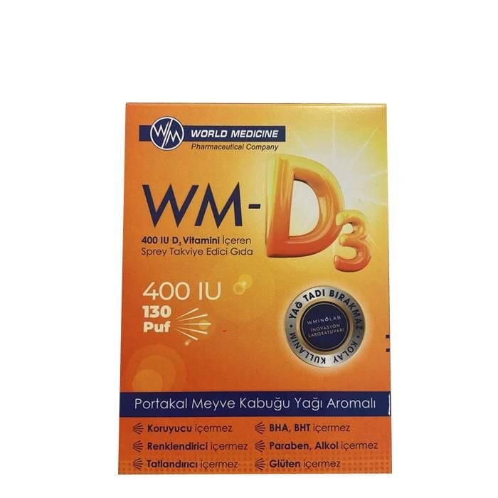 WM D3 Vitamin D3 400IU 130 PUFF Sprey