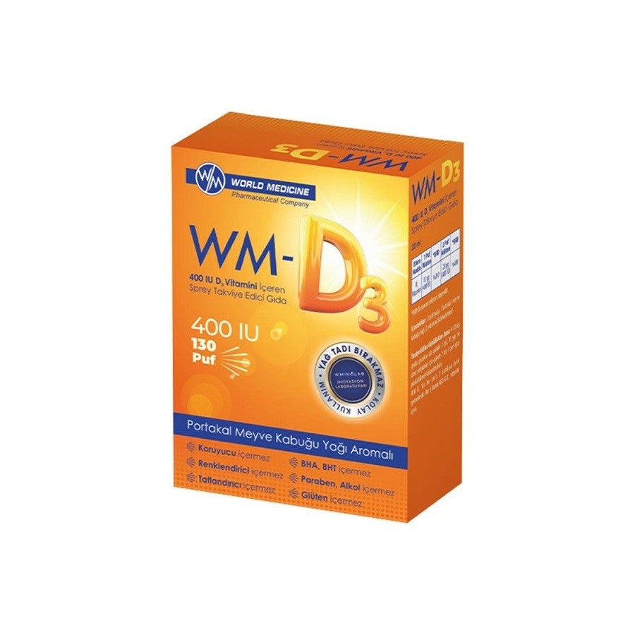 WM D3 Vitamin D3 400IU 130 PUFF Sprey