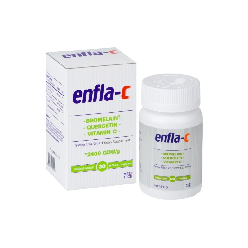 Enfla-C 30 Vegicaps - Bitkisel Kapsül