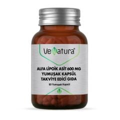 Venatura Alfa Lipoik 600 mg 60 Softgel Kapsül