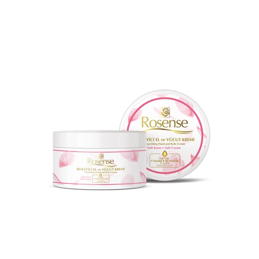 Rosense Besleyici El ve Vücut Soft Krem - 250 ml