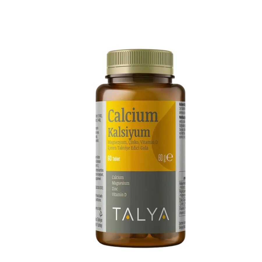 Talya Kalsiyum, Magnezyum, Çinko, Vitamin D 90 Tablet