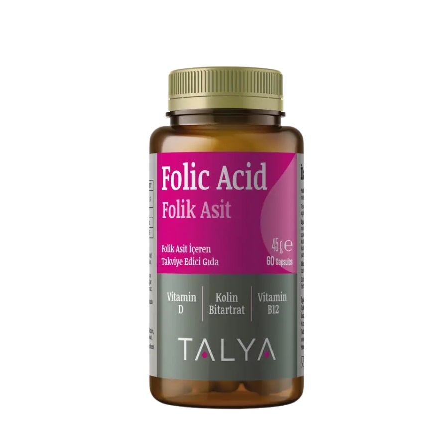 Talya Folik Asit 60 Kapsül
