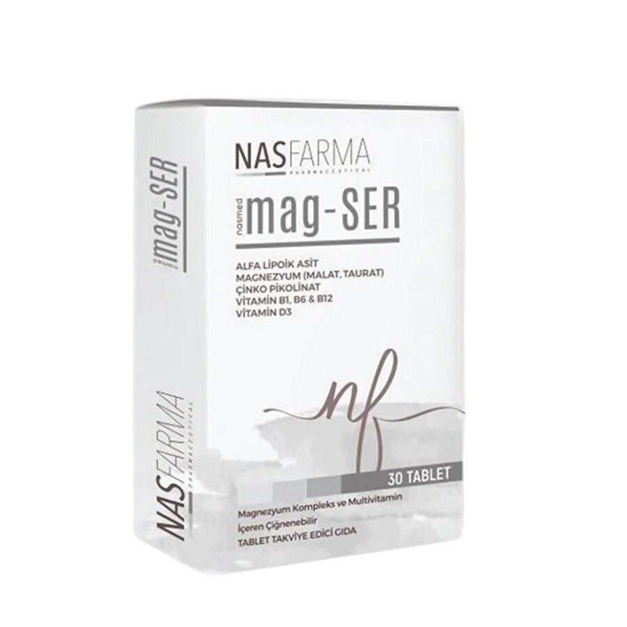 Nasmed Mag-Ser 30 Çiğneme Tableti