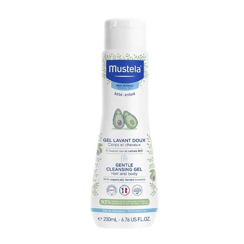 Mustela Gentle Cleansing Gel Yenidoğan Şampuanı 200ml