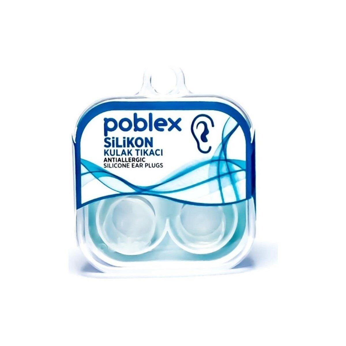Poblex Silikon Kulak Tıkacı 2 li