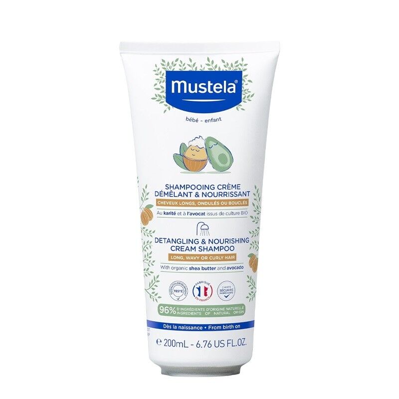 Mustela Kolay Tarama Sağlayan Besleyici Şampuan 200ml
