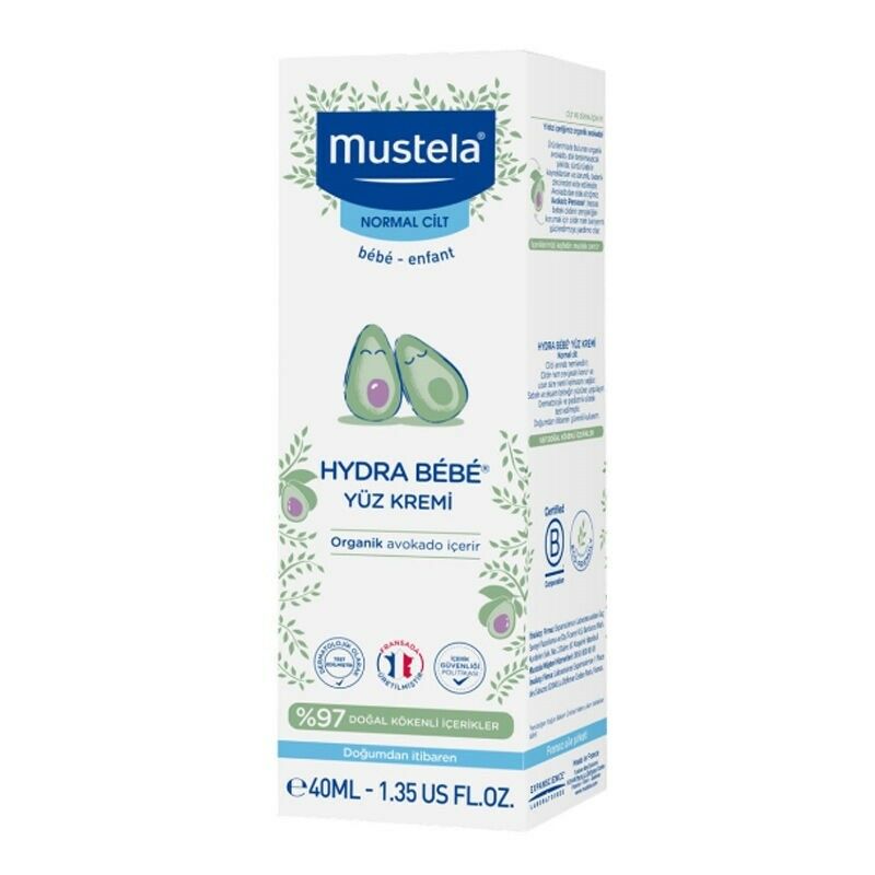 Mustela Hydra Bebek Yüz Kremi 40 ml
