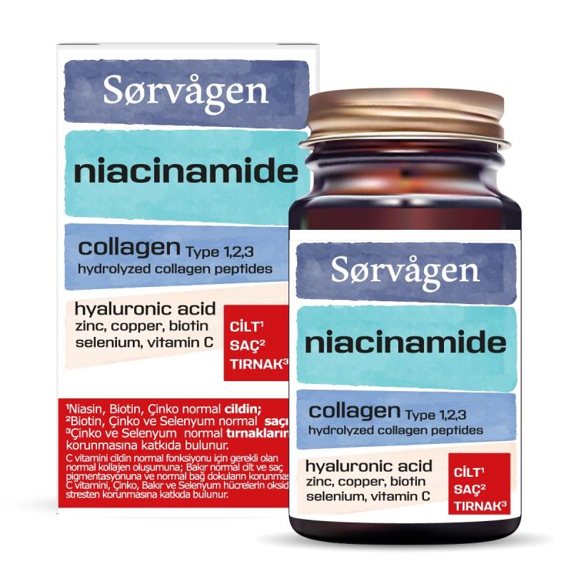 Sorvagen Niacinamide Collagen 60 Tablet