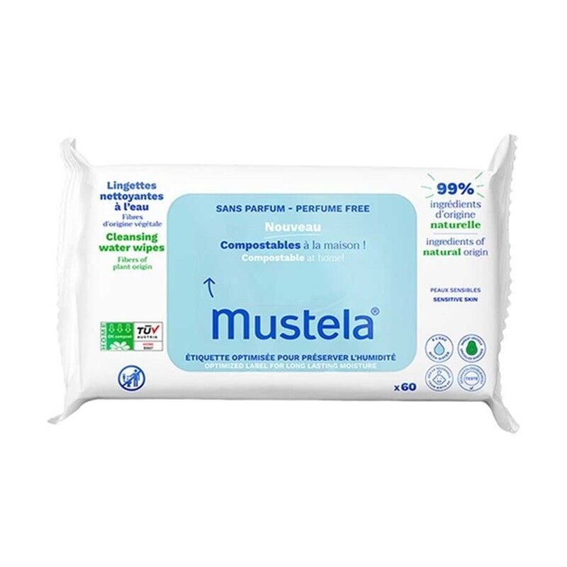 Mustela Kompost Islak Mendil Parfümsüz 60lı