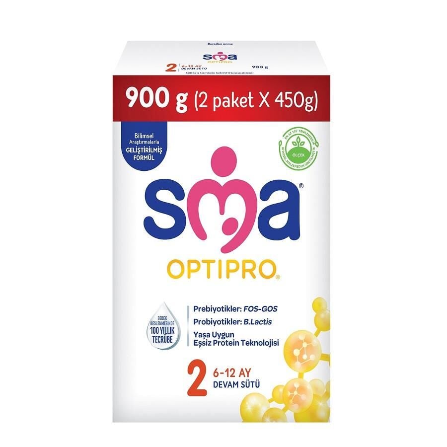 SMA OptiPro Devam Sütü (2) 6-12 Ay 800gr