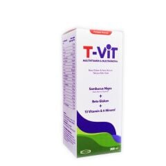T-VIT Multivitamin ve Mineral Şurup 200ml