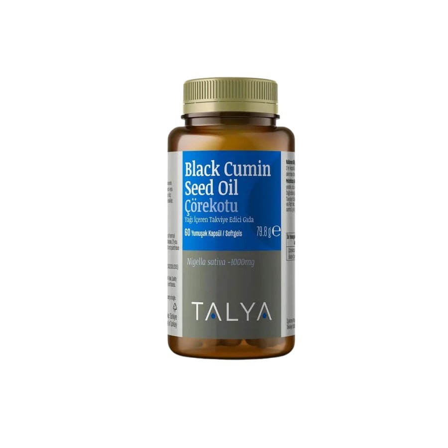 Talya Çörek Otu Yağı 1000 Mg 60 Yumuşak Kapsül
