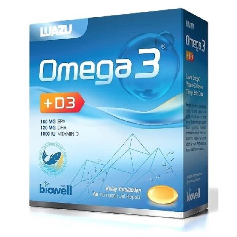 Luazu OMEGA3 60 Softgel Kapsül