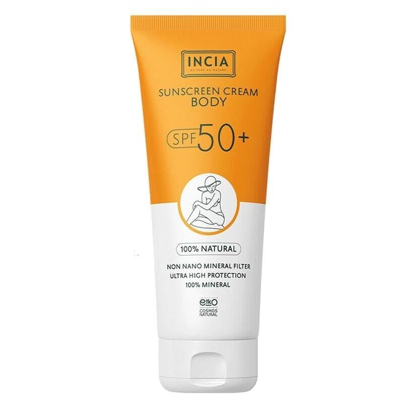 Incıa Vücut İçin Doğal Güneş Kremi 50 SPF 150 ml