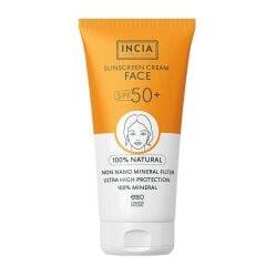 Incıa Yüz İçin %100 Doğal Güneş Kremi 50 SPF 50 ml
