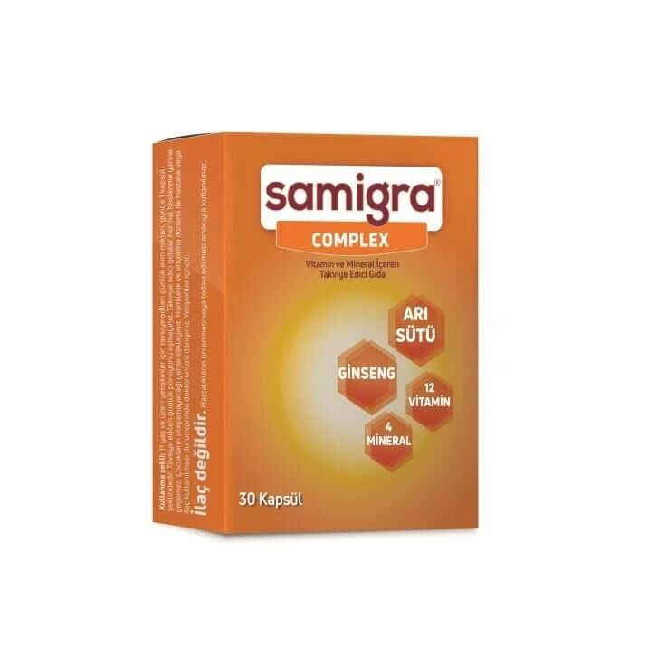 Samigra Complex 30 Kapsül