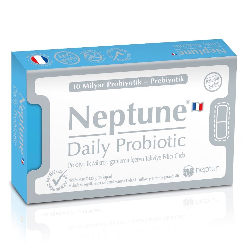 Neptune Daily Probiotic Prebiyotik 15 Kapsül