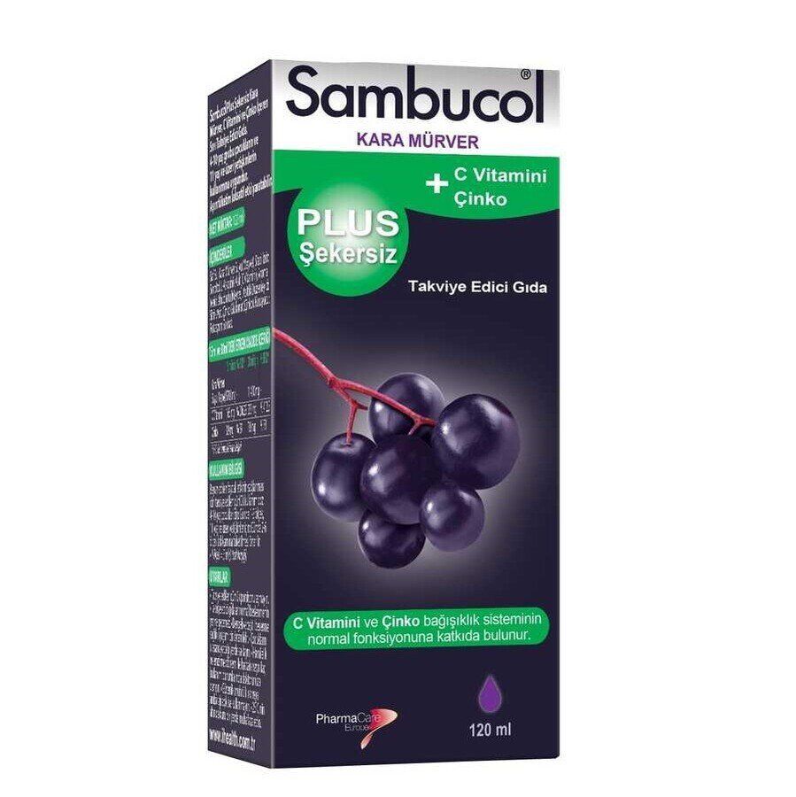 Sambucol Plus Şekersiz Likit Kara Mürver Ekstresi 120 ml