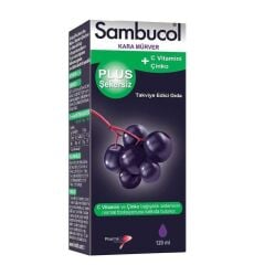 Sambucol Plus Şekersiz Likit Kara Mürver Ekstresi 120 ml
