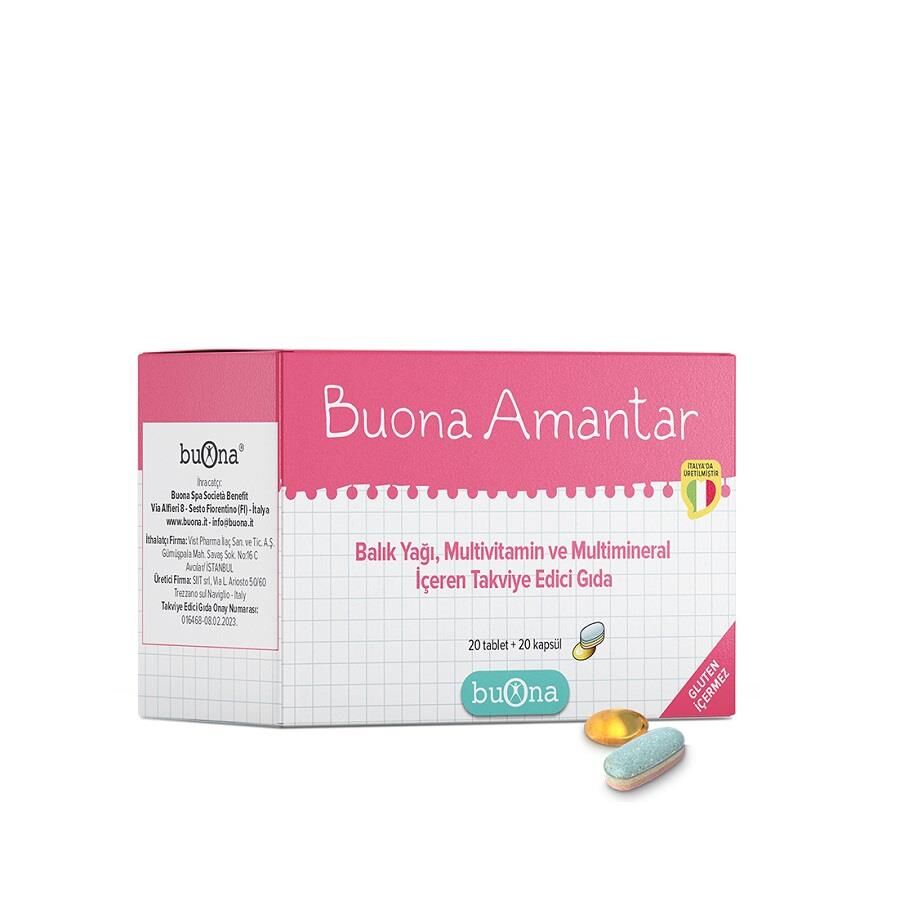 Buona Amantar 20 Tablet + 20 Kapsül