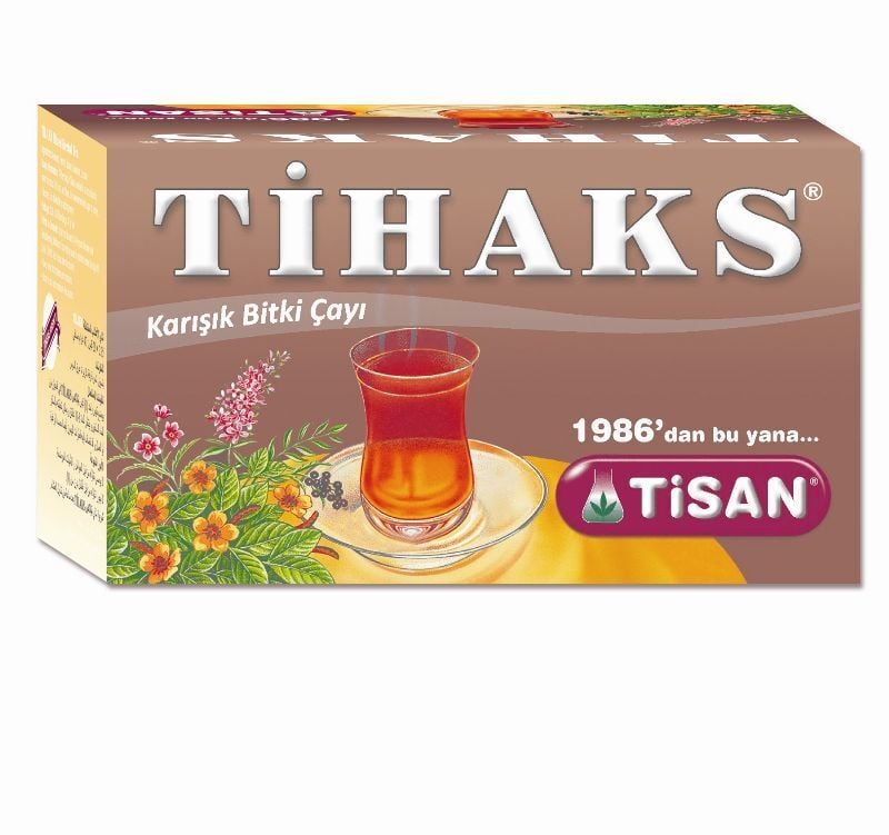 Tisan Tihaks Karışık Bitki Çayı Süzen Poşet Çayı 20 Poşet