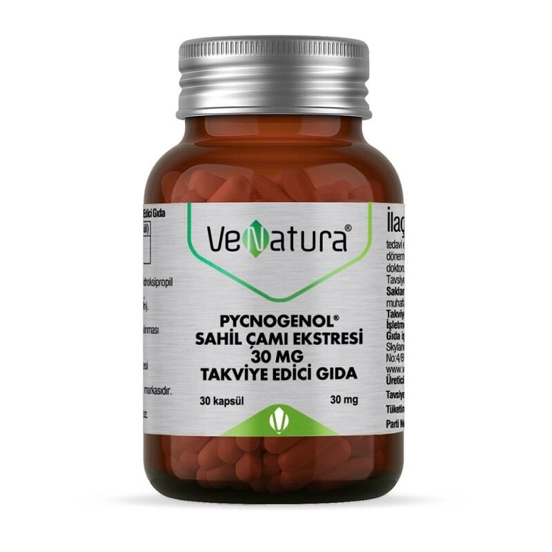 Venatura Pycnogenol Sahil Çamı Ekstresi 30 Kapsül