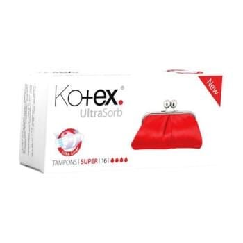 Kotex Tampon Süper 16 Adet