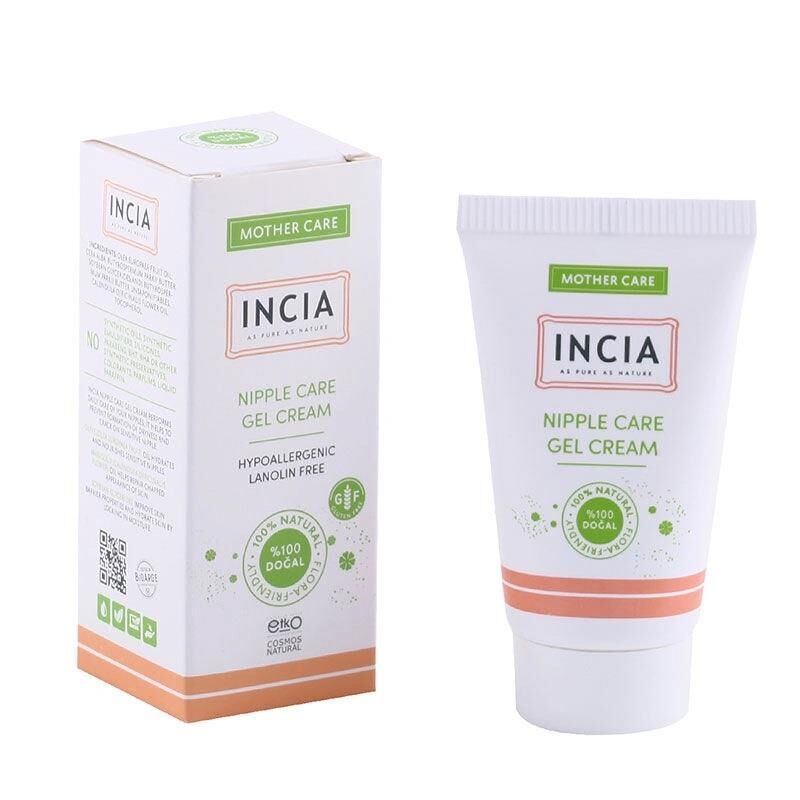 Incıa Göğüs Ucu Bakım İçin Doğal Jel Krem 30 ml