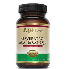 Life Time Resveratrol Acai & Co-Q10 60 Kapsül