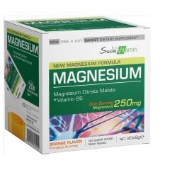 Suda Vitamin Magnesium Orange 20 Efervesan Tablet