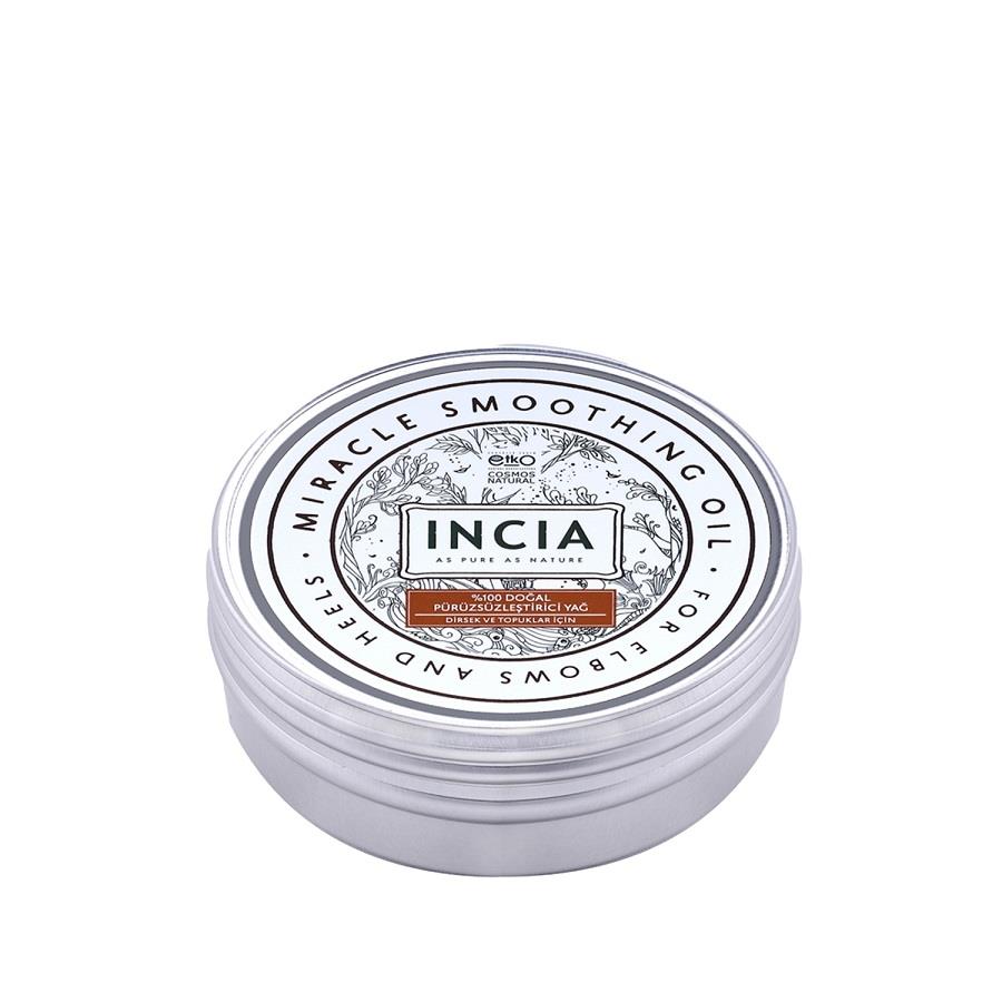Incıa Dirsek ve Topuklar için Doğal Pürüzsüzleştirici Yağ 50 ml