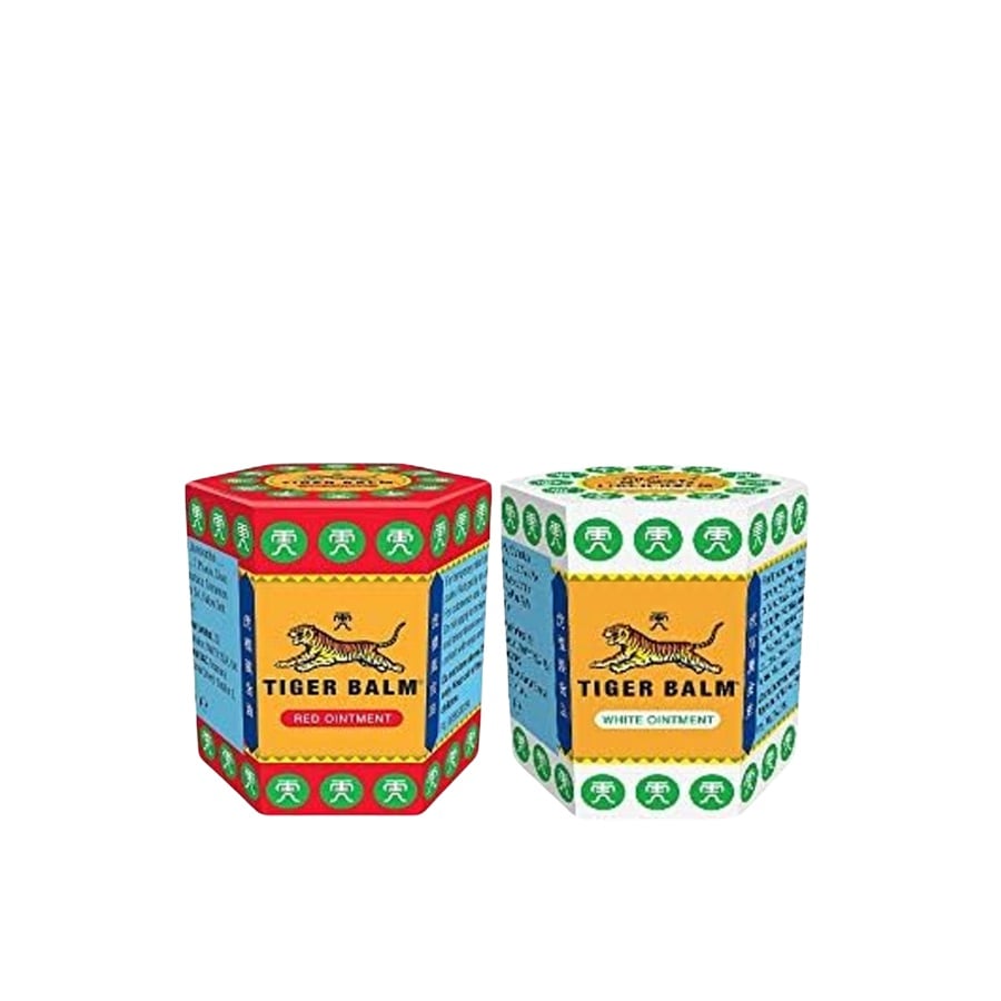Tiger Balm Kırmızı Merhem 30gr + Beyaz Merhem 30gr Kavanoz