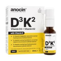 Anocin D3K2 With Vitamin E Sprey 20 ml