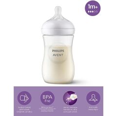Avent Natural Response Doğal Tepkili Pp Biberon 260ml 1 Ay Scy903/01